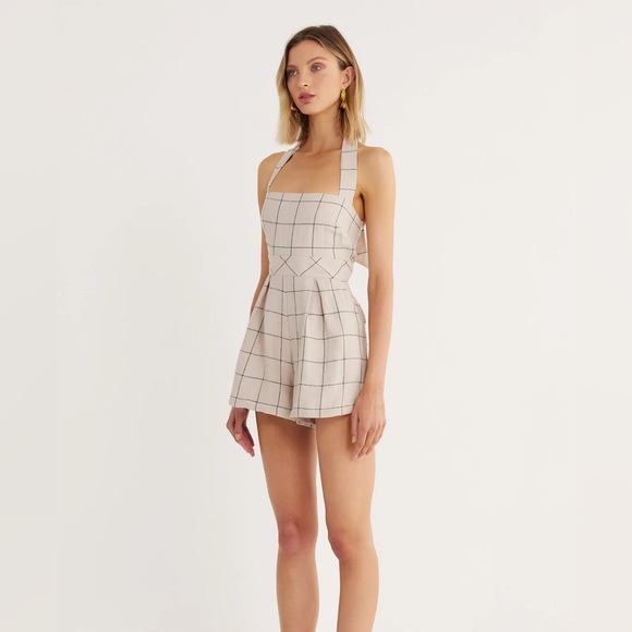 NWT Rumer Quinn Playsuit in Natural XS - Picture 3 of 8